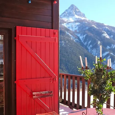 Chambres D'hotes Chalet L'aigle Bleu Oda ve Kahvaltı Pra Loup