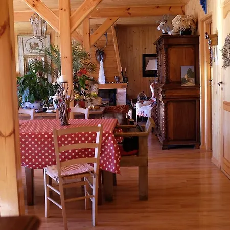 Chambres D'hotes Chalet L'aigle Bleu Oda ve Kahvaltı Pra Loup