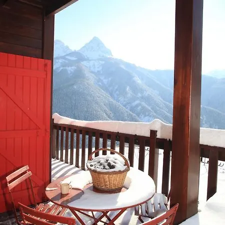 Chambres D'hotes Chalet L'aigle Bleu Oda ve Kahvaltı Pra Loup